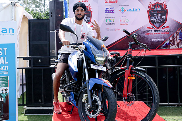 1st prize – Bike – Mr. Sukhchain Singh
